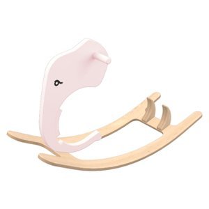 LEG & GO Přívěsek houpací slon, růžový