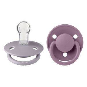 BIBS® Dudlík De Lux Fossil Grey & Mauve 0-36 měsíců, 2 ks.