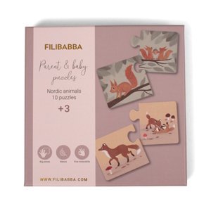 Filibabba Puzzle pro rodiče a děti - Severský svět zvířat