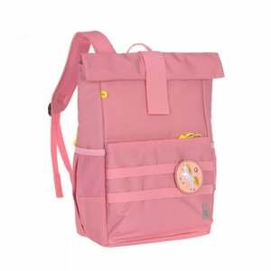 LÄSSIG Medium Rolltop Backpack růžová