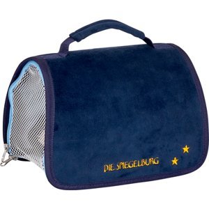 SPIEGELBURG COPPENRATH Cestovní taška na plyšové hračky, modrá - Veselý průvod zvířat