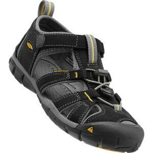 Dětské sandály SEACAMP II CNX, black/yellow, Keen, 1012064, černá - 29