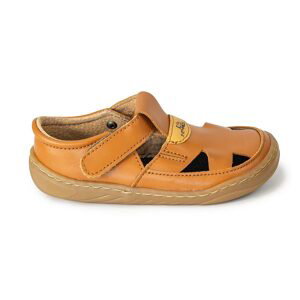 Barefoot dětské sandálky Pegres, SBF51 hnědá - 33