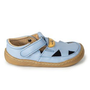 Barefoot dětské sandálky Pegres, SBF51 modrá - 22