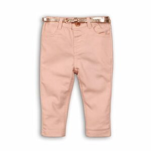 Kalhoty dívčí elastické s páskem, Minoti, ODYSSEY 6, růžová - 110/116 | 5/6let