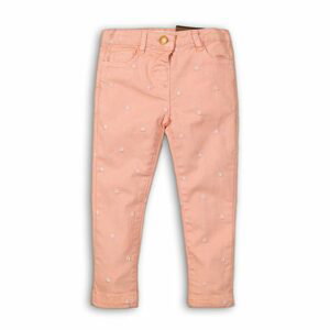 Kalhoty dívčí s elastenem, Minoti, Secret 11, růžová - 68/80 | 6-12m