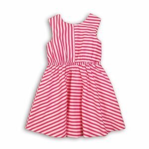 Šaty dívčí bavlněné, Minoti, Funhouse 6, růžová - 68/80 | 6-12m