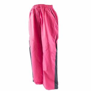 Kalhoty šusťákové bez šňůrky v pase, PD335, růžová - 122 | 7let