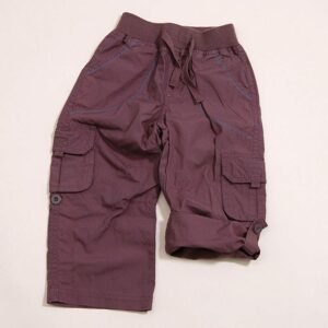Kalhoty chlapecké roll up, Pidilidi, PD819, hnědá - 86/92 | 18-24m