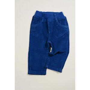 kalhoty manžestrové, Sobe, 15KENPAN55, modrá - 68 | 6m