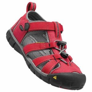 Dětské sandály SEACAMP II C, racing red/gargoyle, Keen, 1014470, červená - 38