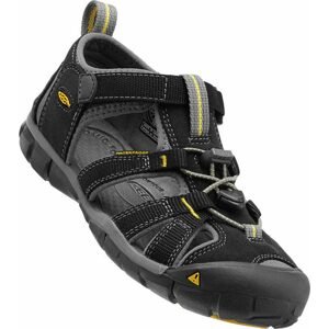 Dětské sandály SEACAMP II CNX, black/yellow, Keen, 1012064, černá - 24