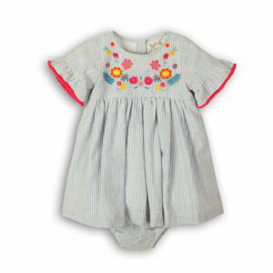 Šaty kojenecké s kalhotkami, Minoti, Parade 7, holka - 68/74 | 6-9m