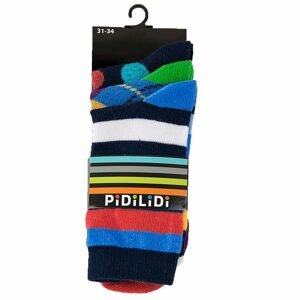 ponožky chlapecké - 3pack, Pidilidi, PD0128, Kluk - 31-34