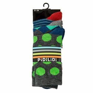 ponožky chlapecké - 3pack, Pidilidi, PD0129, Kluk - 31-34