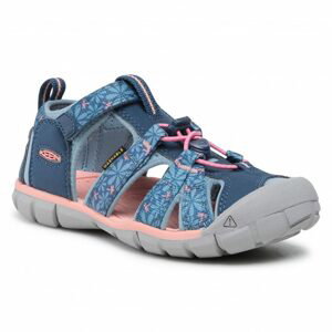 Dětské sandály SEACAMP II CNX, REAL TEAL/STONE BLUE, keen, 1025153,1025138,1025107, modrá - 22