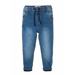 Kalhoty chlapecké podšité džínové s elastanem, Minoti, 7BLINEDJN 1, modrá - 80/86 | 12-18m