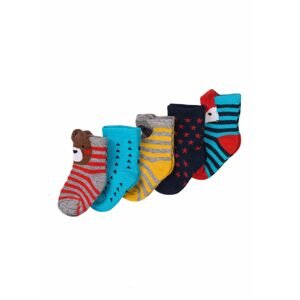 Ponožky chlapecké 5pack, Minoti, NBB SOCK 36, kluk - 80/92 | 1/2let
