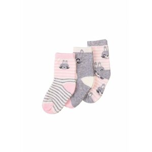 Ponožky dívčí 3pack, Minoti, TG SOCK 27, holka - 80/92 | 1/2let