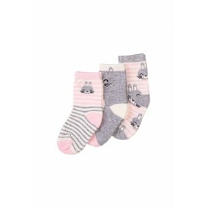 Ponožky dívčí 3pack, Minoti, TG SOCK 27, holka - 92/98 | 2/3let