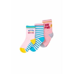 Ponožky dívčí 3pack, Minoti, KG SOCK 28, holka - 98/104 | 3/4let