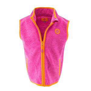 dívčí vesta propínací fleezová, Pidilidi, PD1118-03, růžová - 158