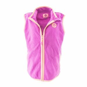 dívčí vesta propínací fleezová, Pidilidi, PD1120-03, růžová - 146