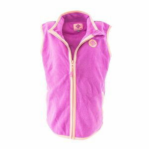 dívčí vesta propínací fleezová, Pidilidi, PD1120-03, růžová - 158