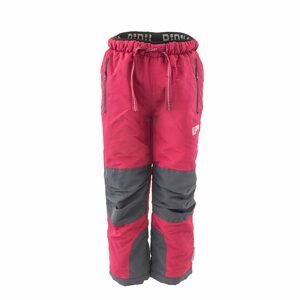 kalhoty sportovní outdoorové, podšité fleezovou podšívkou, Pidilidi, PD1121-16, vínová - 98 | 3roky