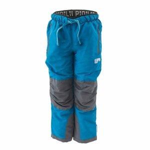 kalhoty sportovní outdoorové, podšité fleezovou podšívkou, Pidilidi, PD1121-04, modrá - 110 | 5let