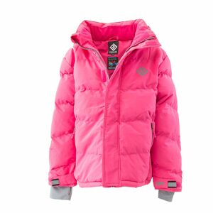 bunda zimní Puffa Neon dívčí, Pidilidi, PD1110-03, růžová - 116 | 6let