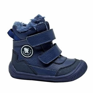 chlapecké zimní boty Barefoot TARIK NAVY, protetika, modrá - 21