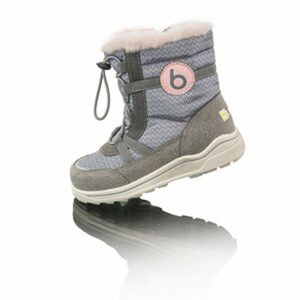 dívčí zimní boty s kožíškem ICEFOX, stahování, boční zip, BUGGA, B00170-03, růžová - 31