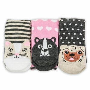 veselé ponožky FUNNY dívčí - 3pack, Pidilidi, PD0136-01, holka - 35-37
