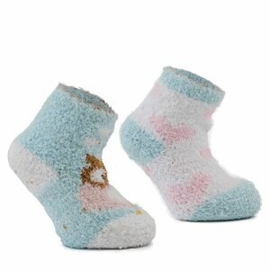 ponožky dívčí FLUFFY s protiskluzem - 2pack, Pidilidi, PD0147-01, holka - 6-12m