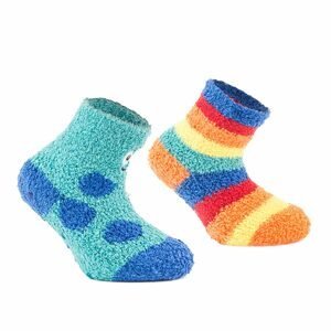 ponožky chlapecké FLUFFY s protiskluzem - 2pack, Pidilidi, PD0148-02, kluk - 12-24m