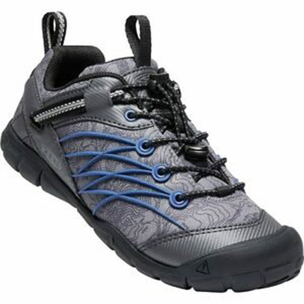 Outdoorové boty CHANDLER CNX C Black/bright cobalt, Keen, 1026306, šedá - 25/26