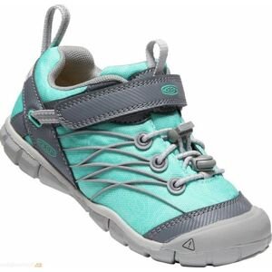 Outdoorové boty CHANDLER CNX C Drizzle/Waterfall, Keen, 1026307/1026305, tyrkysová - 24