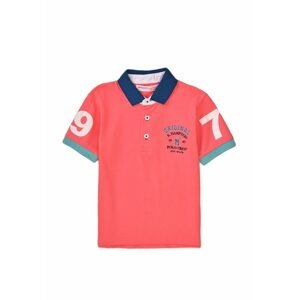 Tričko chlapecké Polo s krátkým rukávem, Minoti, Resort 4, růžová - 146/152 | 11/12let