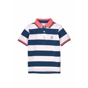 Tričko chlapecké Polo s krátkým rukávem, Minoti, Resort 6, modrá - 98/104 | 3/4let