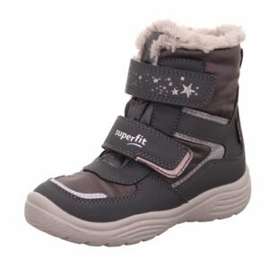 dívčí zimní boty CRYSTAL GTX, Superfit, 1-009098-2000, šedá - 25