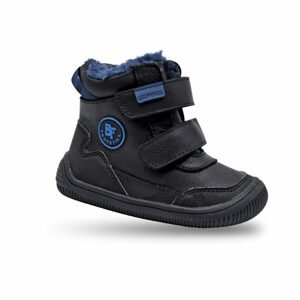 Chlapecké zimní boty Barefoot TARIK BLACK, Protetika, černá - 21