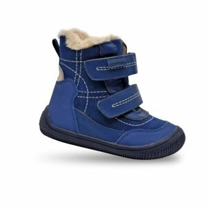 Chlapecké zimní boty Barefoot RAMOS BLUE, Protetika, modrá - 22