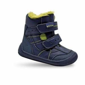 Chlapecké zimní boty Barefoot TOREN NAVY, Protetika, tmavě modrá - 21