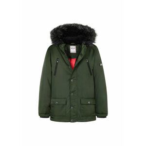 Kabát chlapecký Parka, Minoti, 11COAT 21, khaki - 128/134 | 8/9let