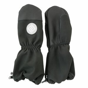 rukavice dětské softshellové palcové, Pidilidi, PD1128-10, černá - 2 | 2roky