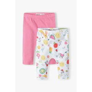 Kalhoty kojenecké 2pack, Minoti, Tulip 3, Holka - 74/80 | 9-12m