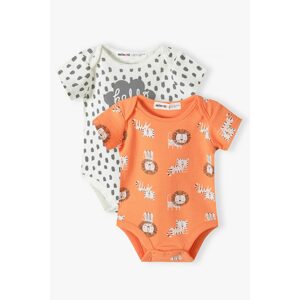 Body kojenecké 2pack, Minoti, hide 4, Kluk - 62/68 | 3-6m