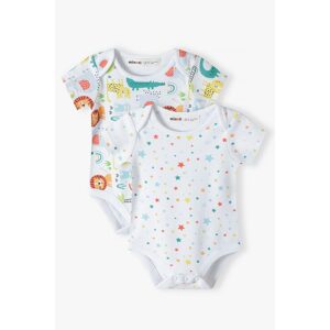 Body kojenecké 2pack, Minoti, savanah 4, Unisex - 62/68 | 3-6m