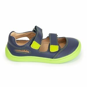 chlapecké sandály Barefoot TERY NAVY, Protetika, modrá - 26